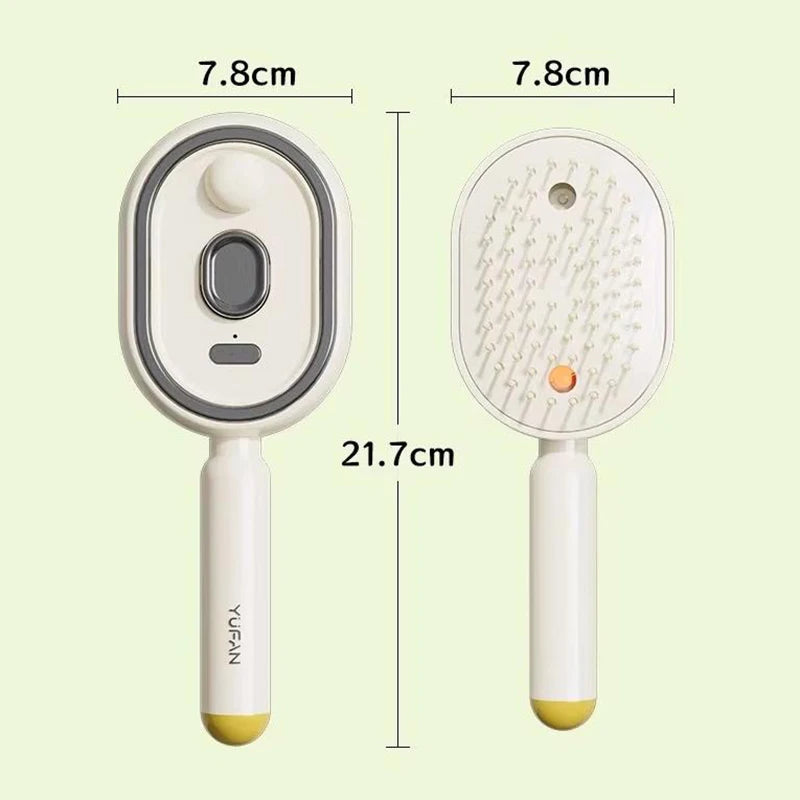 Hair Care Spray Massage Comb Vibration Scalp Massage Hairbrush Head Massager Hair Sprayer Atomizing Brush Hair Oil Applicator